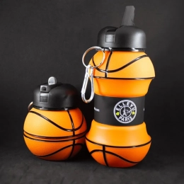 Складная бутылка в форме мяча для воды, 600мл