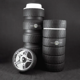 Складная бутылка в форме шин для воды 750мл