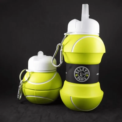 
                                                Foldable Tennis Sports Water Bottle, 600ML
                                                