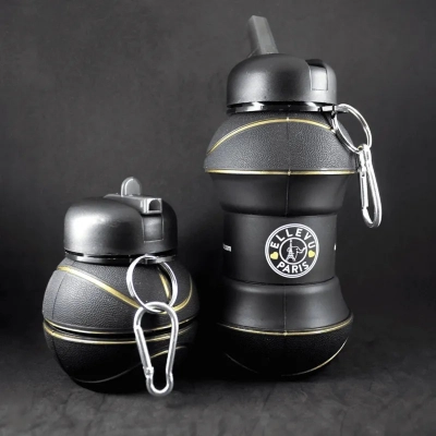 
                                                Collapsible Basketball Sports Water Bottle, 600ml
                                                