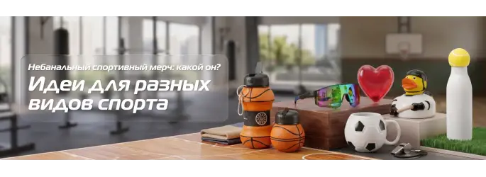 Небанальный спортивный мерч: какой он? Идеи для разных видов спорта