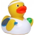 Squeaky duck tennis player