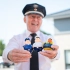 Squeaky duck policeman