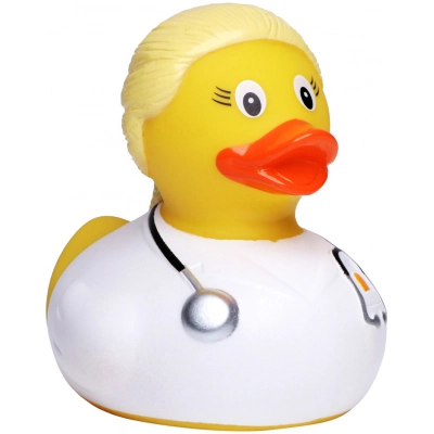
                                            Squeaky duck doctor blonde
                                            