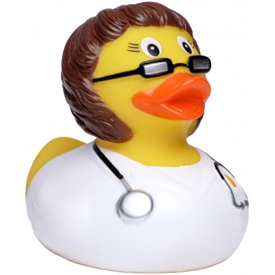 
                                            Squeaky duck doctor brunette
                                            
