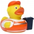 Squeaky duck garbage man