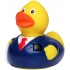 Squeaky duck businessman