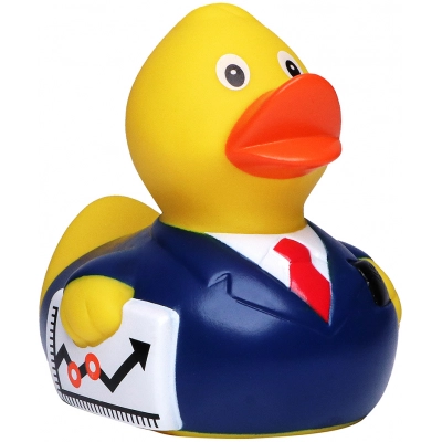 
                                            Squeaky duck businessman
                                            