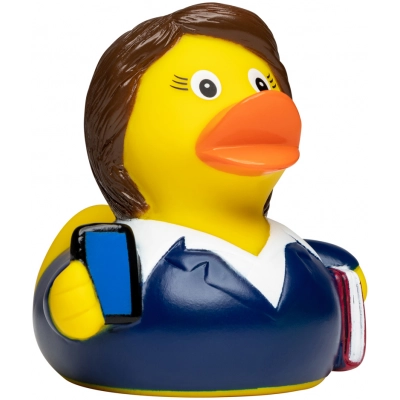 
                                            Squeaky duck businesswoman
                                            
