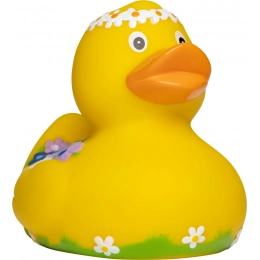 Утка-пищалка с цветочным дизайном