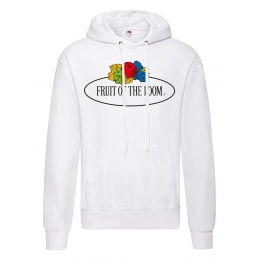 Винтажное худи с большим логотипом