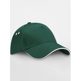 Кепки и головные уборы. Ультимативная кепка с 5 панелями - с контрастным козырьком