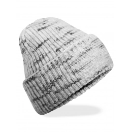 Chunky Knitted Patch Beanie