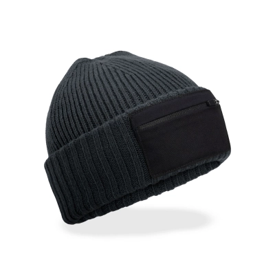 
                                                Zip Patch Beanie
                                                