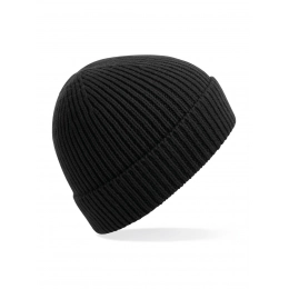 Engineered Knit Ribbed Beanie
