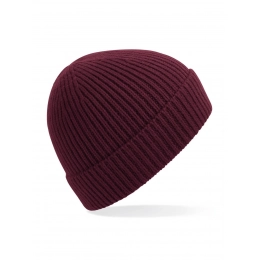 Engineered Knit Ribbed Beanie