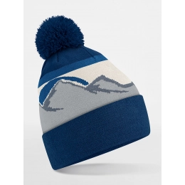 Mountain Peaks Pom Pom Beanie