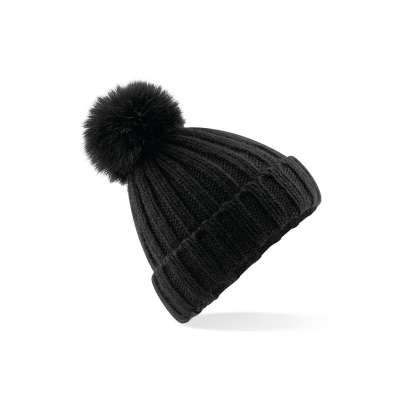 
                                                Verbier Fur Pop Pom Chunky Beanie
                                                