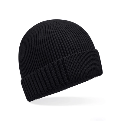 
                                                Caps and headgear. Organic Cotton Engineered Patch Beanie
                                                