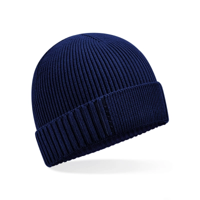 
                                                Caps and headgear. Organic Cotton Engineered Patch Beanie
                                                
