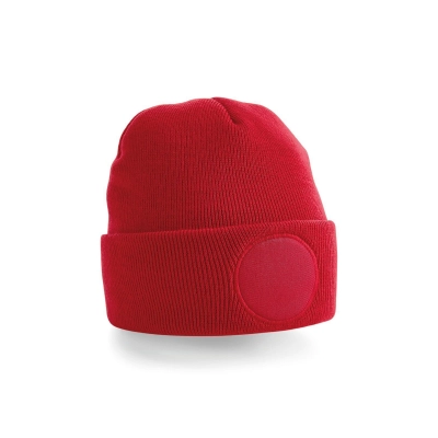 
                                                Circular Patch Beanie
                                                