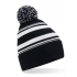 Caps and headgear. Striped Fan Beanie