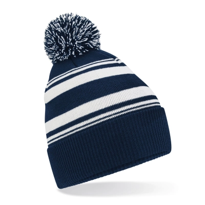 
                                                Caps and headgear. Striped Fan Beanie
                                                