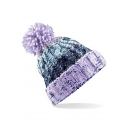 Corkscrew Pom Pom Beanie