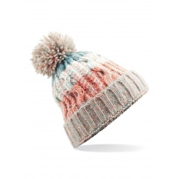 Corkscrew Pom Pom Beanie