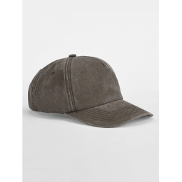 Расслабленная винтажная кепка с 5 панелями