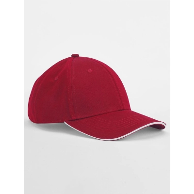 
                                            EarthAware® Classic Organic Cotton 6 Panel Cap -  Sandwich Peak
                                            