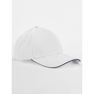 
                                                EarthAware® Classic Organic Cotton 6 Panel Cap -  Sandwich Peak
                                                