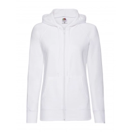 Ladies Lightweight Hooded Sweat Jacket