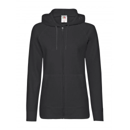 Ladies Lightweight Hooded Sweat Jacket