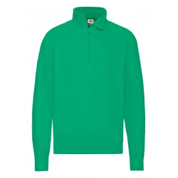 Легкий свитер на молнии с воротником стойкой