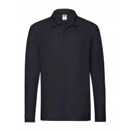 Премиум поло с длинным рукавом