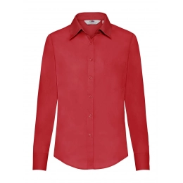 Ladies Poplin Shirt Long Sleeve