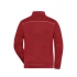 Флис. Мужская вязаная рабочая флисовая куртка - однотонная