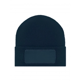 Classic Knitted Beanie With Patch