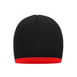 Beanie with Contrasting Border