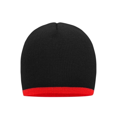 
                                                Beanie with Contrasting Border
                                                