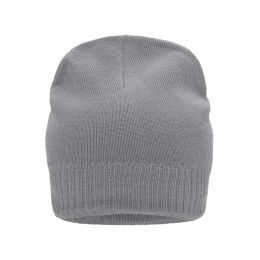 Knitted Beanie with Fleece Inset