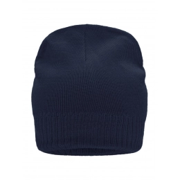 Knitted Beanie with Fleece Inset