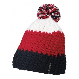 Crocheted Cap with Pompon