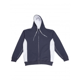 Sweatshirts. Contrast Hooded Sweat Full Zip