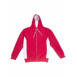 Sweatshirts. Contrast Hooded Sweat Full Zip