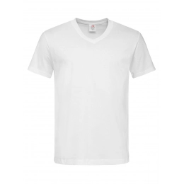 Классическая футболка с V-образным вырезом
