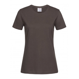 Классическая облегающая футболка для женщин