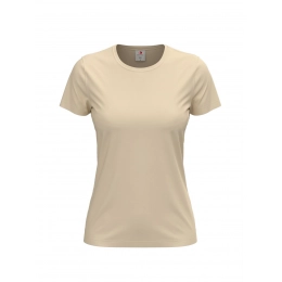 Классическая облегающая футболка для женщин