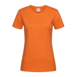 Классическая облегающая футболка для женщин